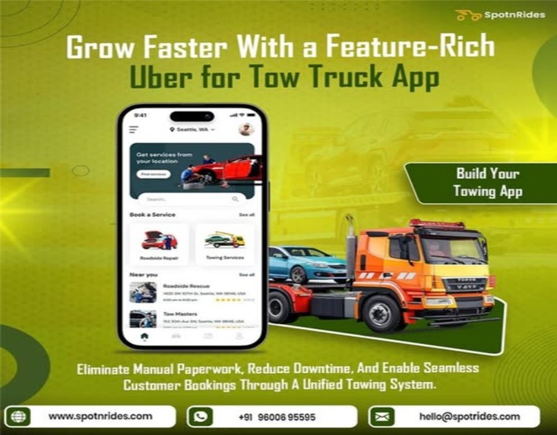 Tow Truck Booking App – Faster Dispatch, Smarter Roadside Assistance