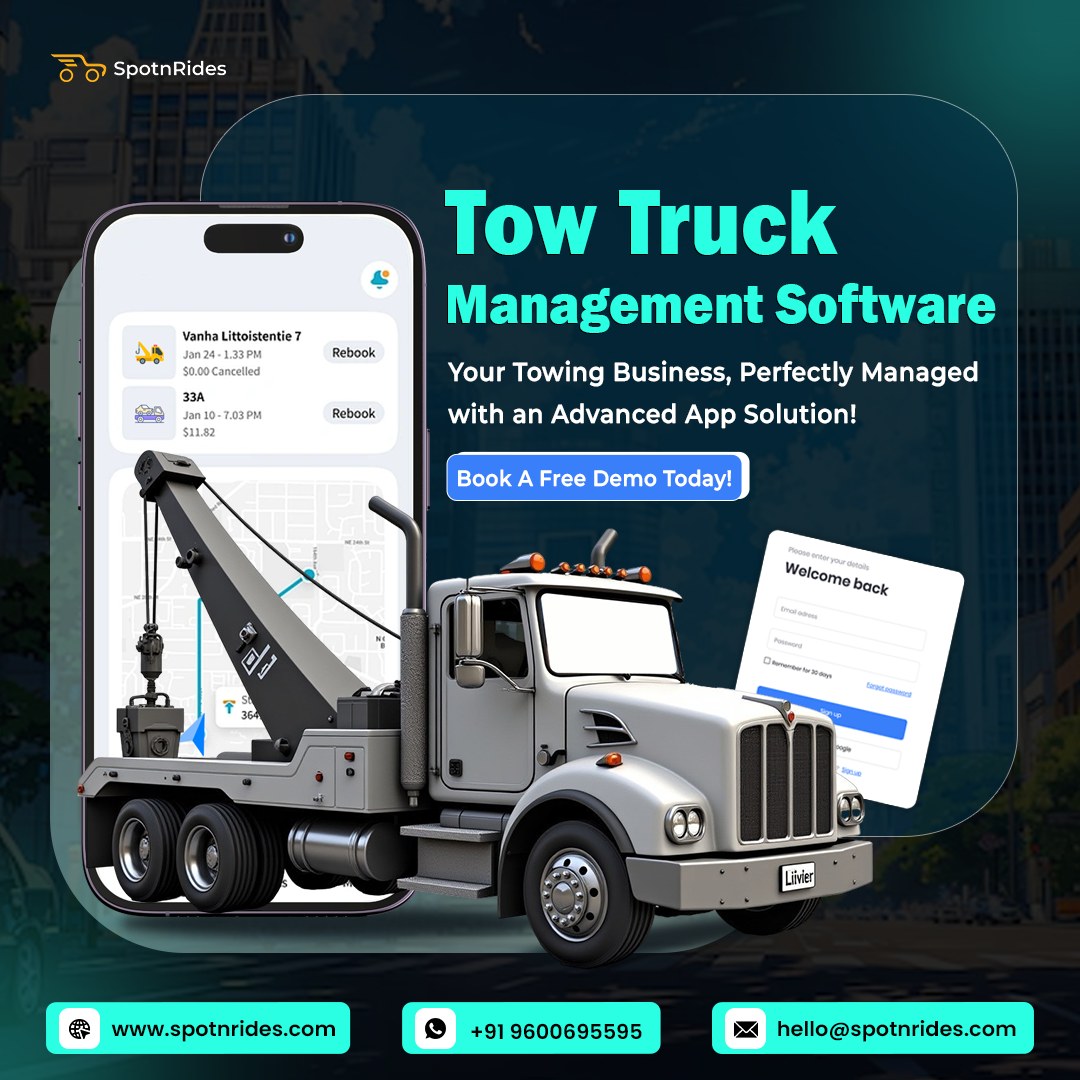 Uber for Towing Booking Software – Smart On-Demand Roadside Assistance